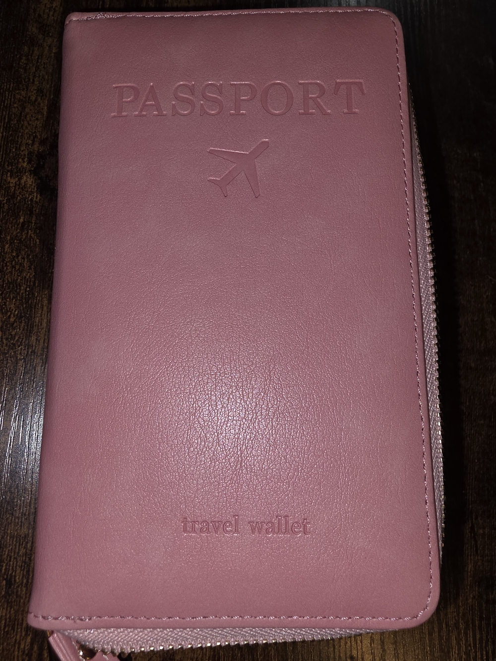 Pink Travel Passport Wallet - Travel Wallet